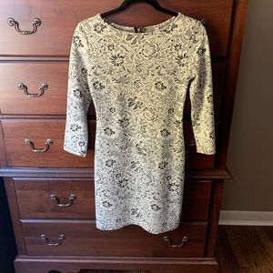 Long sleeve cocktail dress
